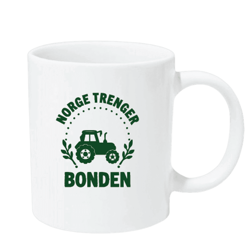 Norge Trenger Bonden Krus