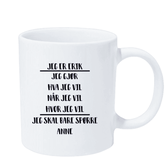 Hovedbilde Skal spørre Krus