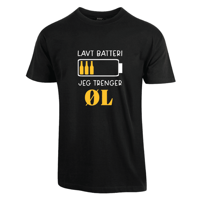 Hovedbilde Lavt Batteri T-skjorte