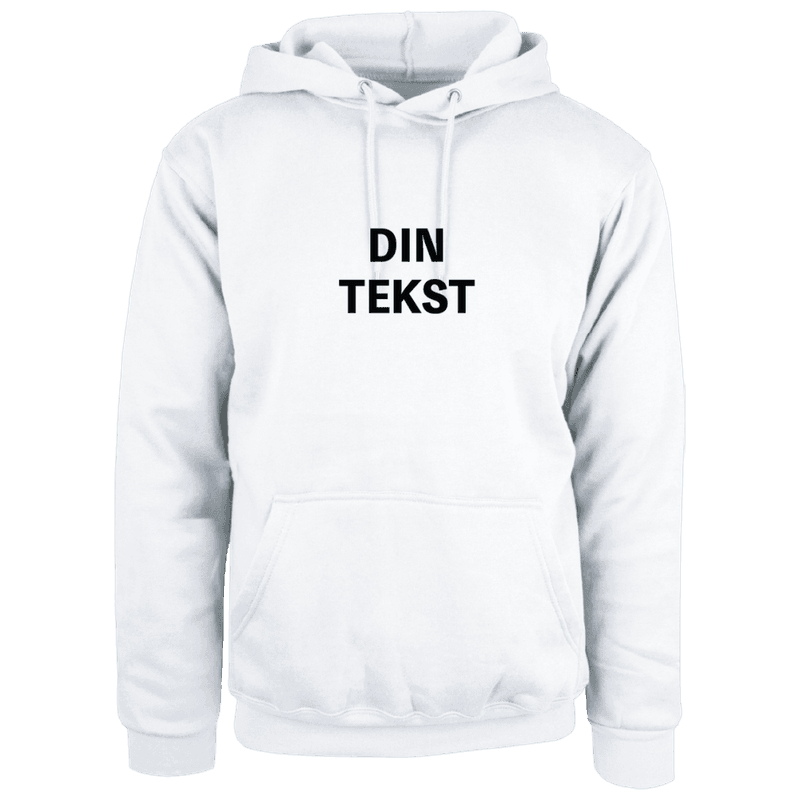 Hoodie med egen tekst