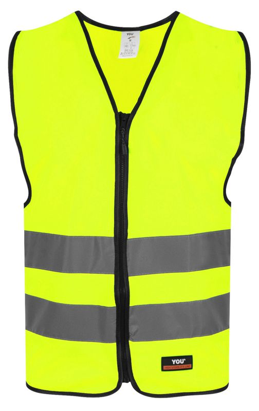Refleksvest med navn flere farger