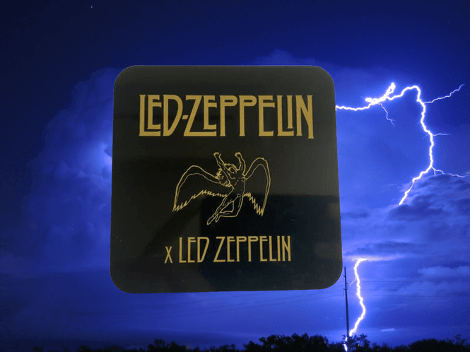 Hovedbilde Led Zeppelin X Glassbrikke