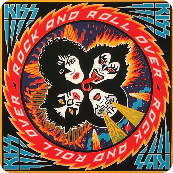 KISS Rock and Roll Over Glassbrikke