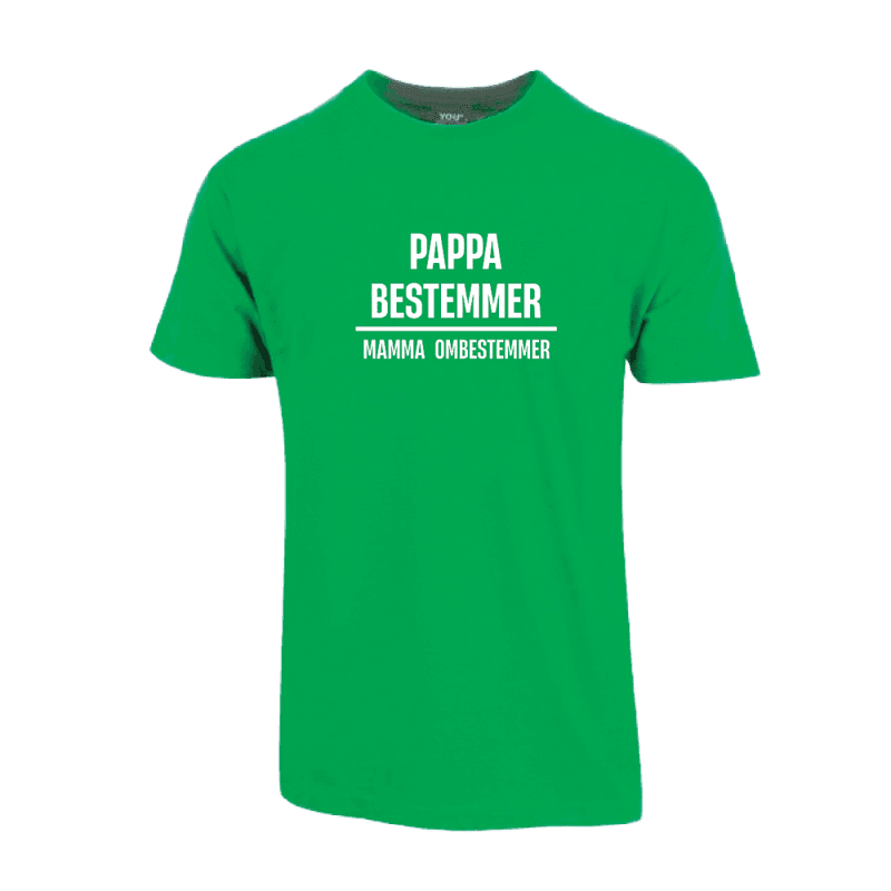 Pappa Bestemmer T-skjorte